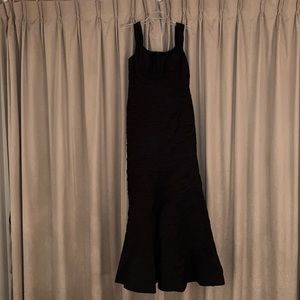 JS Collections beautiful black evening gown